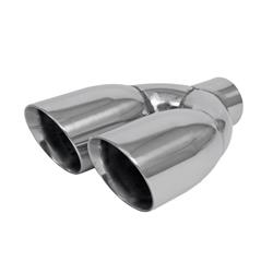 Jones Exhaust 2.5 in. Stainless Exhaust Dual Tip 13 in. Long - Click Image to Close